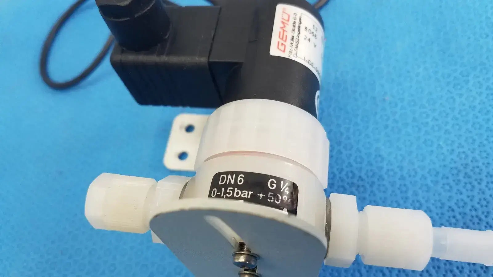 Heidolph Vacuum Valve with GEMU 24V PTFE Tubing