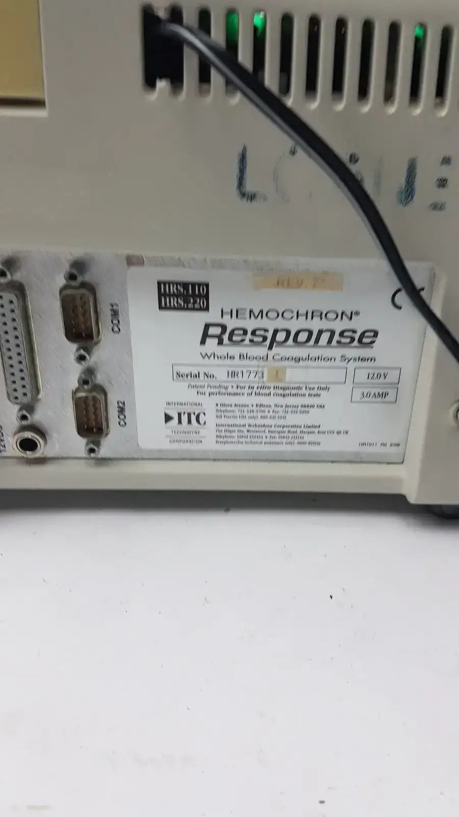 Hemochron Response Whole Blood CoagulatiIon System - Coagulation Analyzer