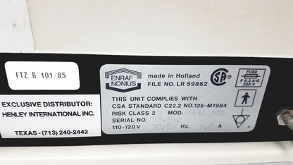 Henley International Sonopuls 434 - Ultrasound Therapy Unit