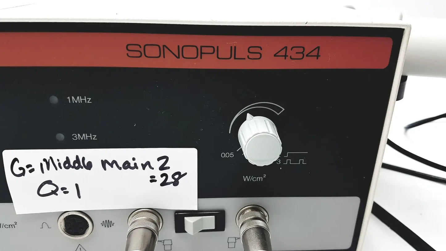 Henley International Sonopuls 434 - Ultrasound Therapy Unit
