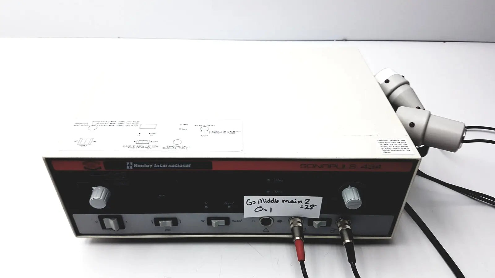 Henley International Sonopuls 434 - Ultrasound Therapy Unit