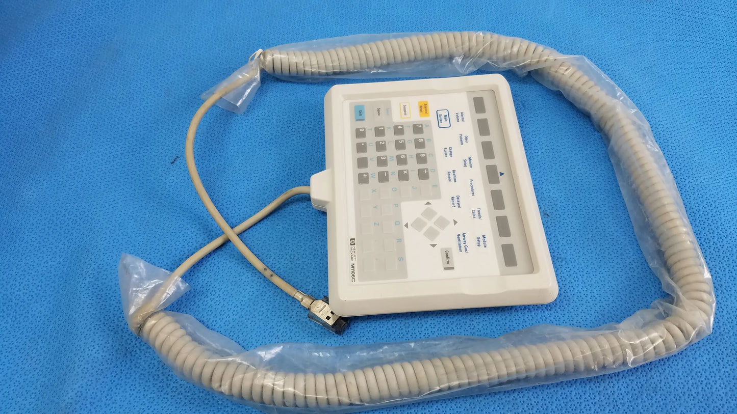 Hewlett Packard M1106C Patient Monitor Keyboard