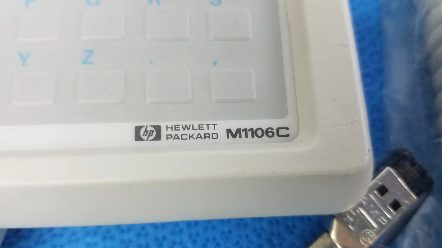 Hewlett Packard M1106C Patient Monitor Keyboard