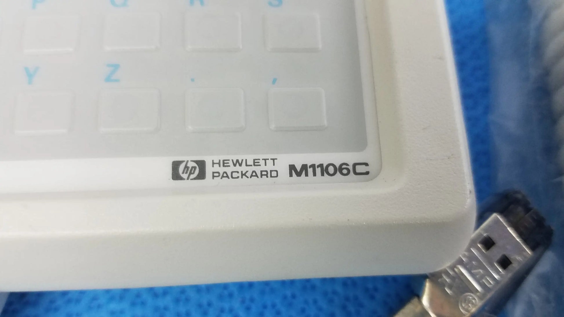 Hewlett Packard M1106C Patient Monitor Keyboard