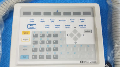 Hewlett Packard M1106C Patient Monitor Keyboard