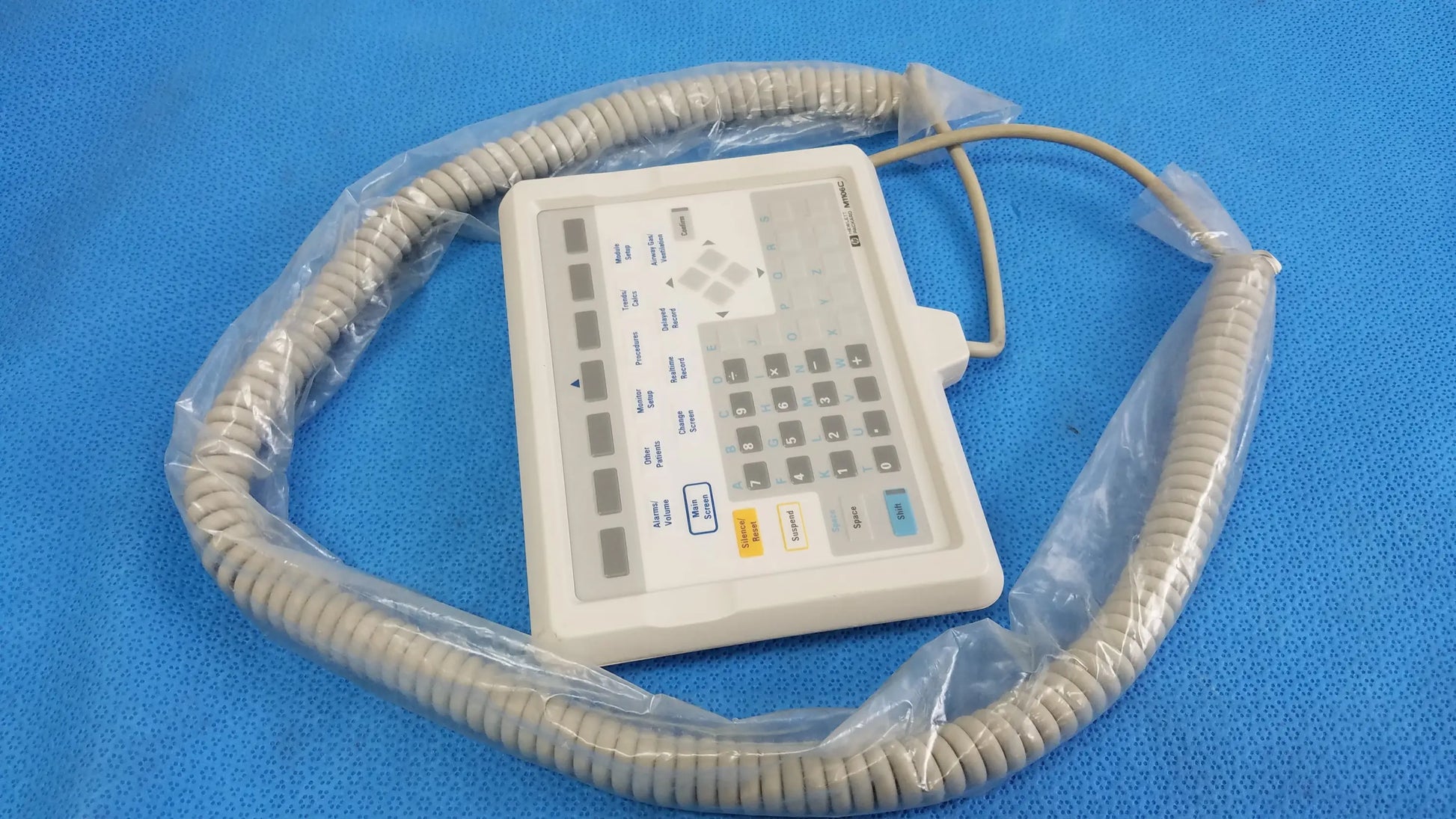 Hewlett Packard M1106C Patient Monitor Keyboard
