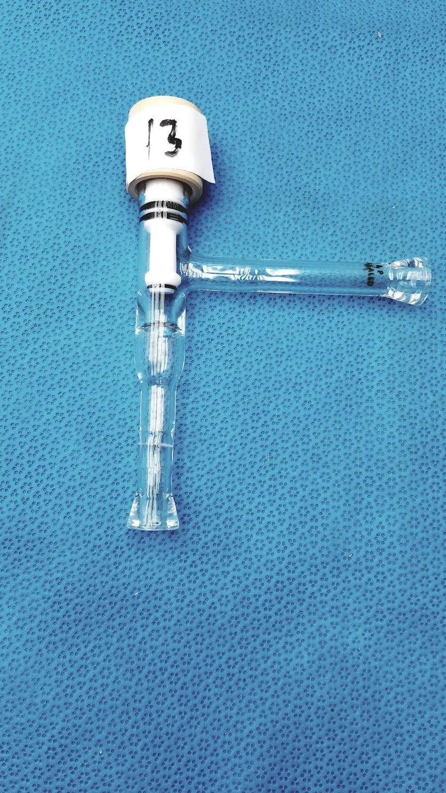 High Vacuum Lab Glass Valve – Teflon Coated, Durable & Reliable