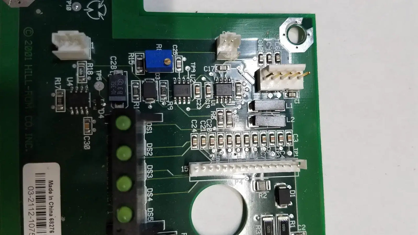 Hill-Rom 2001 03-2112-1075 6827611 Light Relay Control Mother Board
