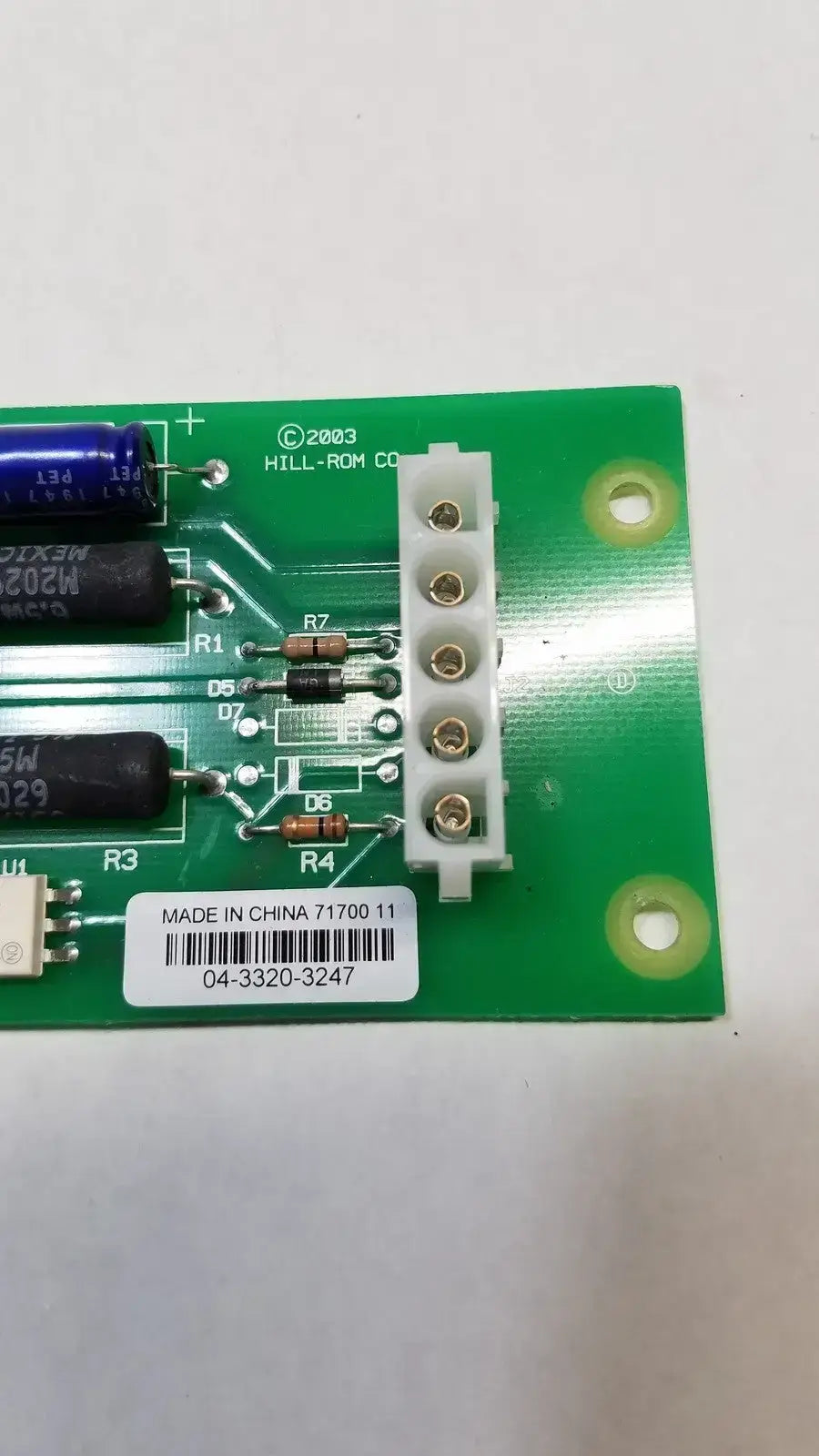 Hill-Rom 2003 04-3320-3247 71700 11 Relay Control Mother Board
