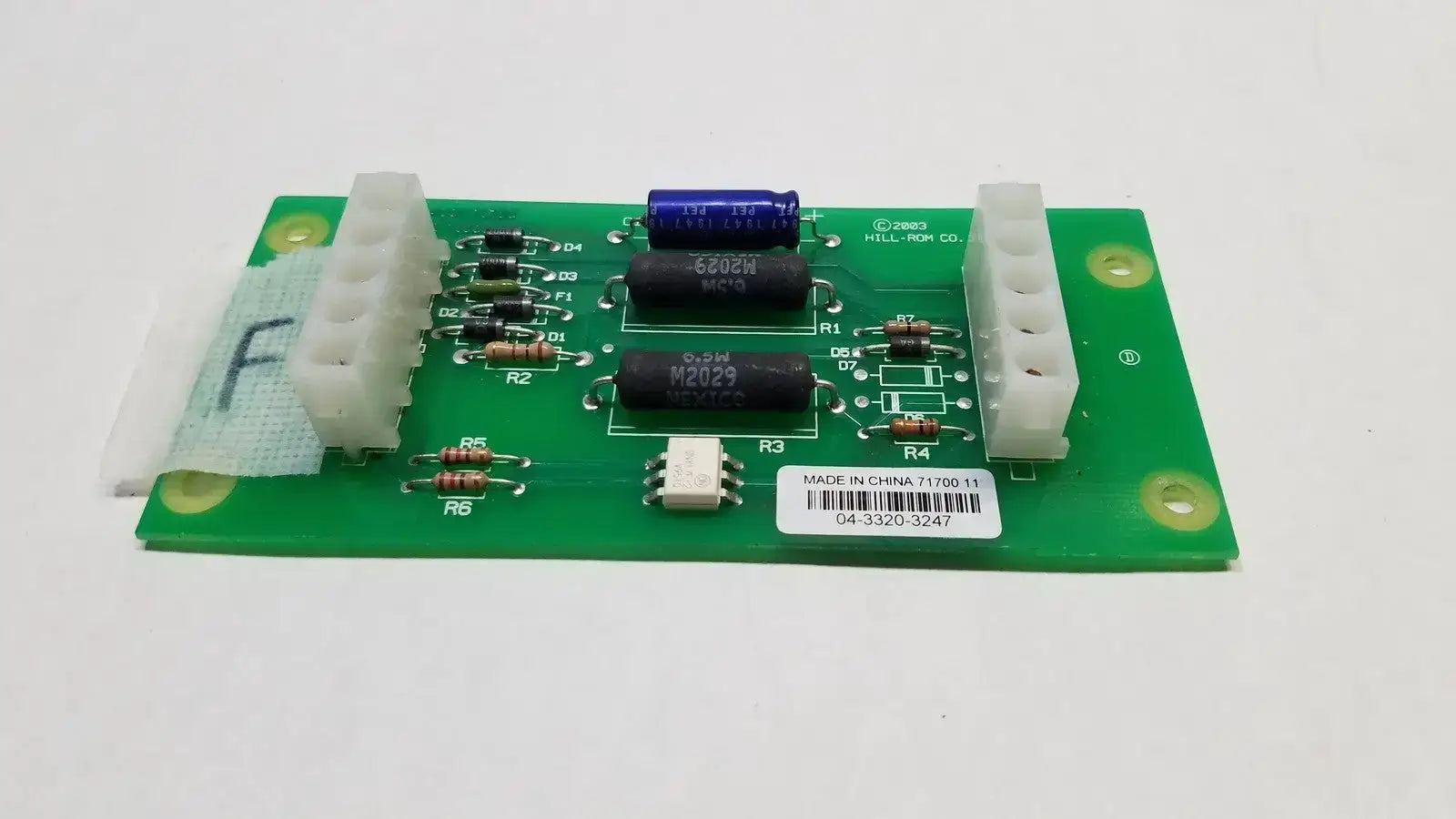 Hill-Rom 2003 04-3320-3247 71700 11 Relay Control Mother Board