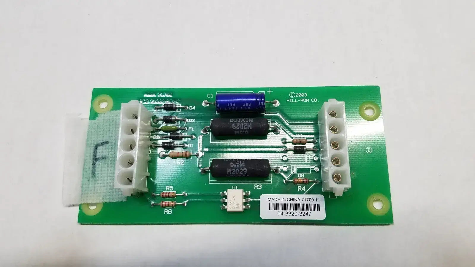 Hill-Rom 2003 04-5019-0263 71700 11 Relay Control Mother Board