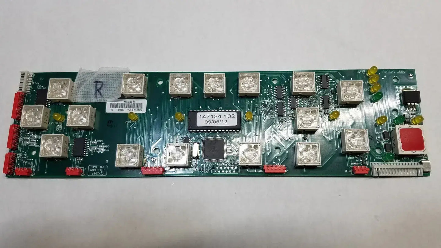 Hill-Rom 2007 Control Board 147134.102 Assy 143548 with 15x 1234 - Assembly