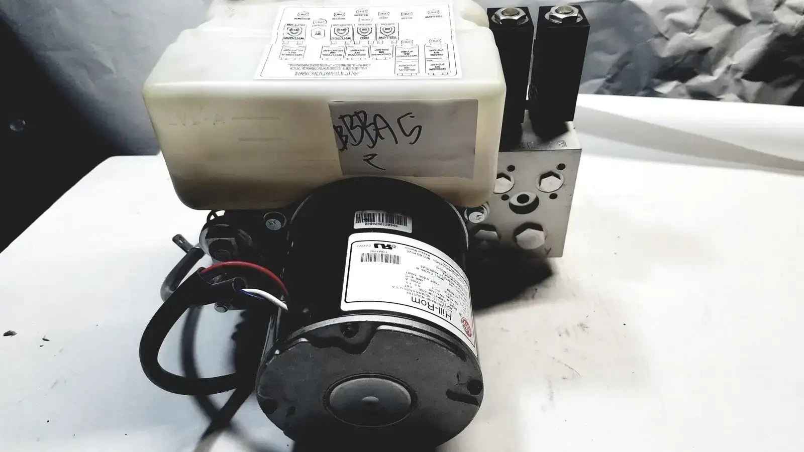 Hill-Rom Haldex Barnes Hydraulic Motor Pump Assembly 1460042 or K48MYFBM-3706 - Motor-Pump