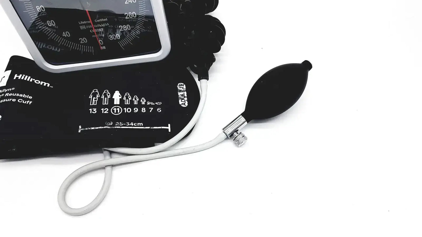 Hillrom / Welch Allyn 200716061215 Wall Gauge Aneroid Sphygmomanometer With Cuff