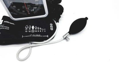 Hillrom / Welch Allyn 200716061215 Wall Gauge Aneroid Sphygmomanometer With Cuff