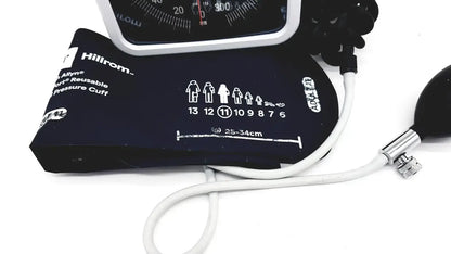 Hillrom / Welch Allyn 200716061215 Wall Gauge Aneroid Sphygmomanometer With Cuff
