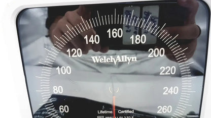 Hillrom / Welch Allyn 200716061215 Wall Gauge Aneroid Sphygmomanometer With Cuff
