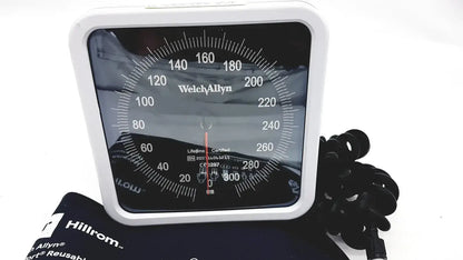 Hillrom / Welch Allyn 200716061215 Wall Gauge Aneroid Sphygmomanometer With Cuff
