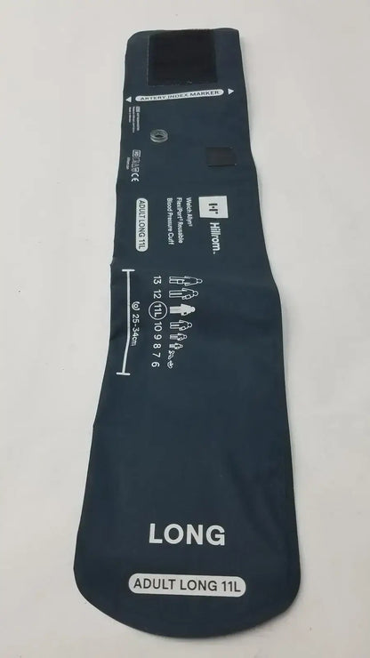 Hillrom Welch Allyn FlexiPort Reusable Blood Pressure Cuff Adult Long 11L