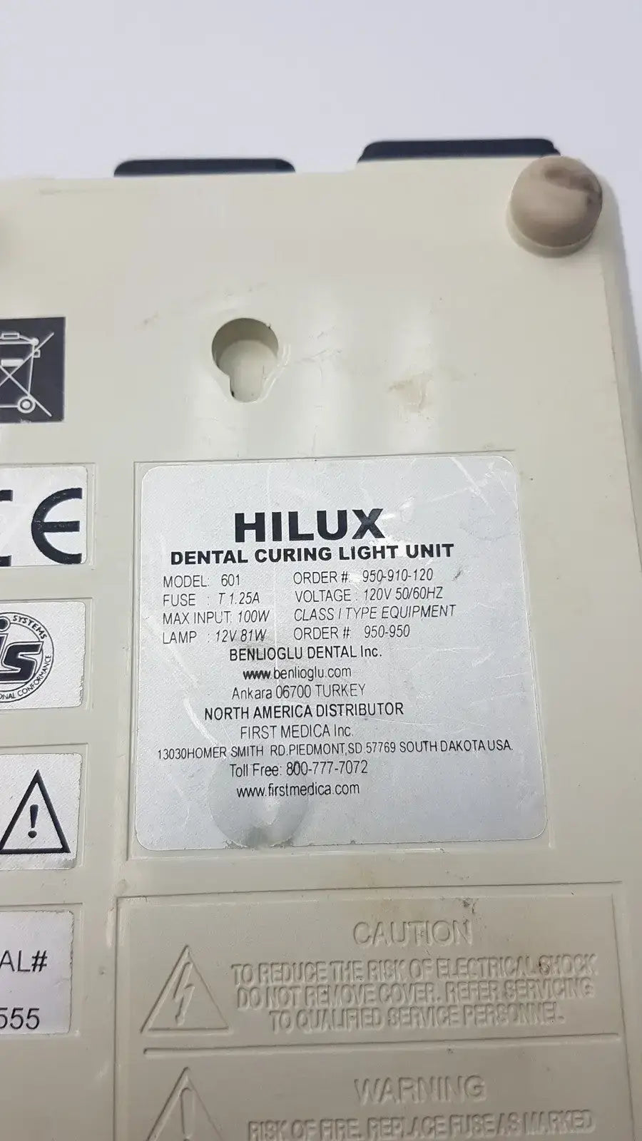 Hilux Dental Curing Light 601