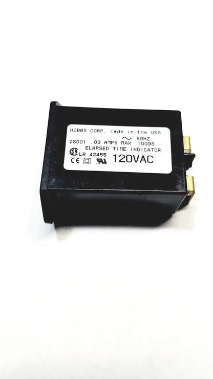 Hobbs 28001. 03 Amps Max Elapsed Time Indicator - Hour Meter