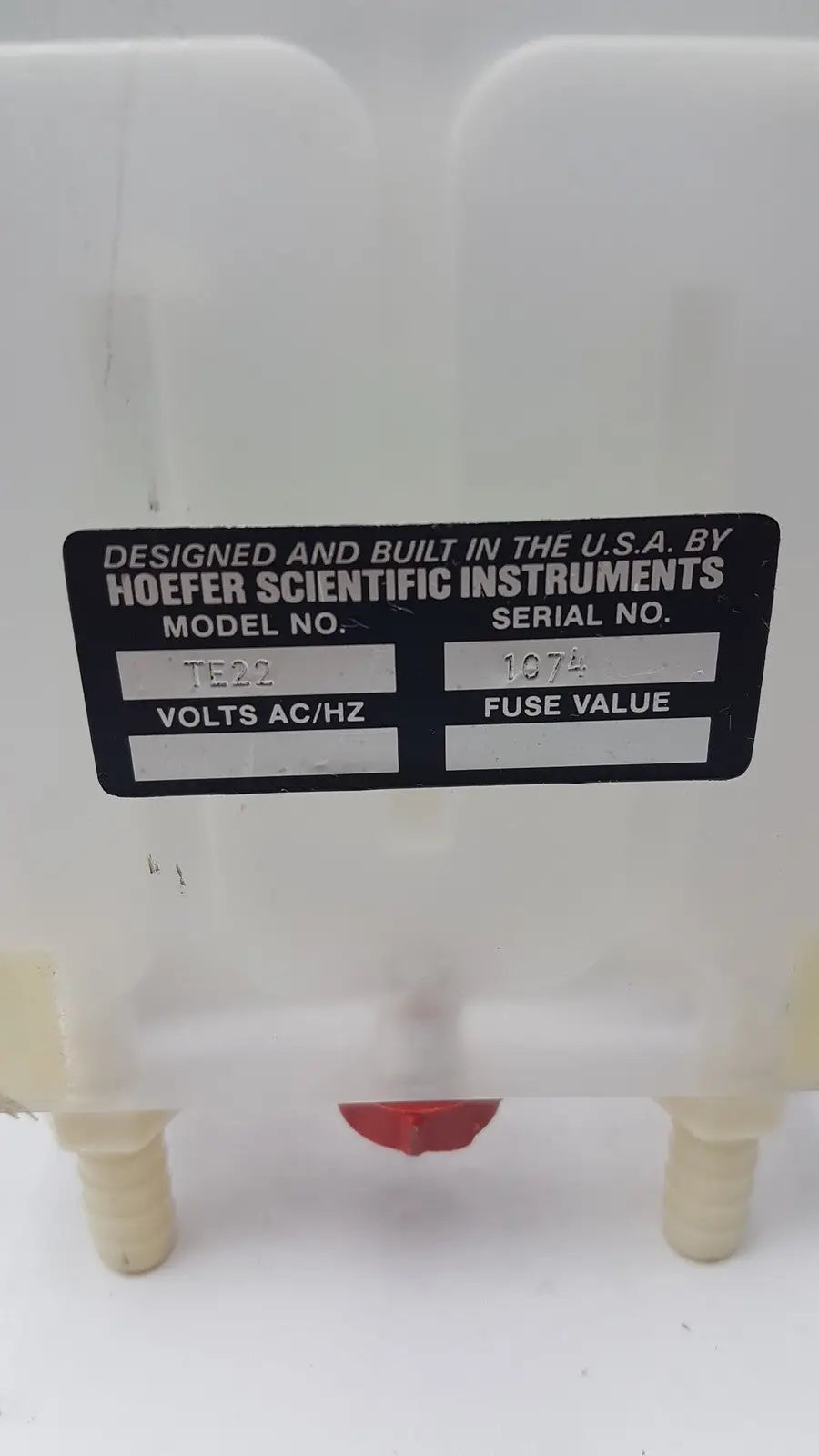 Hoefer TE Series Transphor Electrophoresis Unit Model TE22 - Transfer Tank