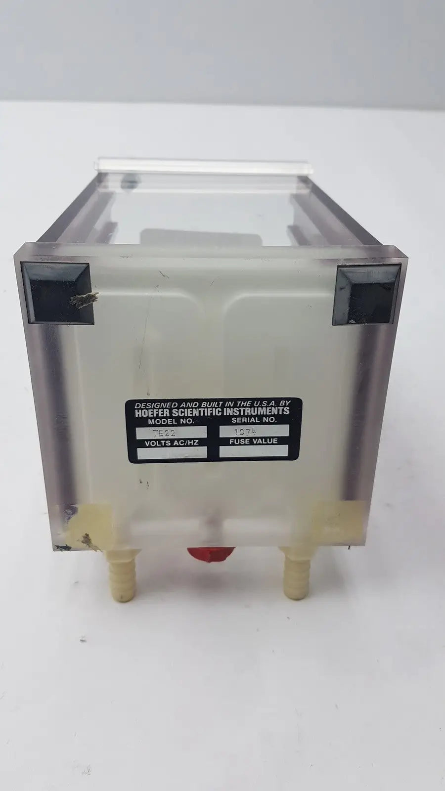 Hoefer TE Series Transphor Electrophoresis Unit Model TE22 - Transfer Tank
