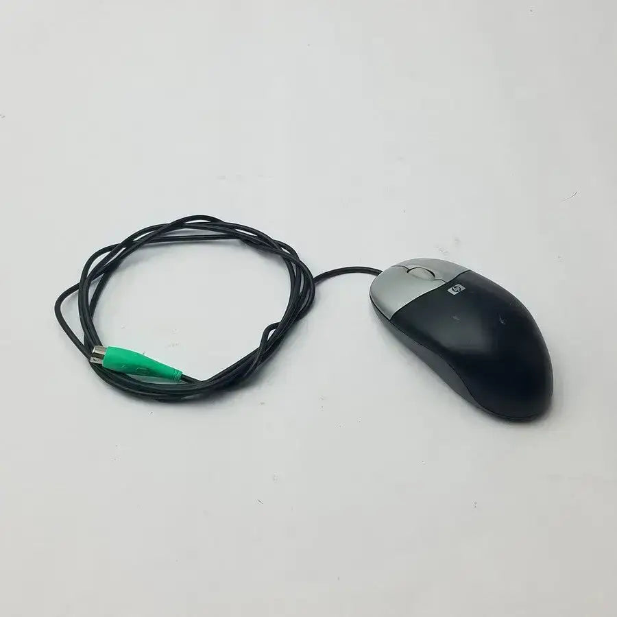 HP 417441-001 M-SBF96 Silver and Black Three Button - Computer Mouse
