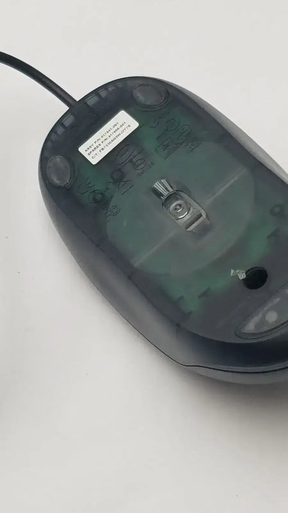HP 417441-001 M-SBF96 Silver and Black Three Button - Computer Mouse