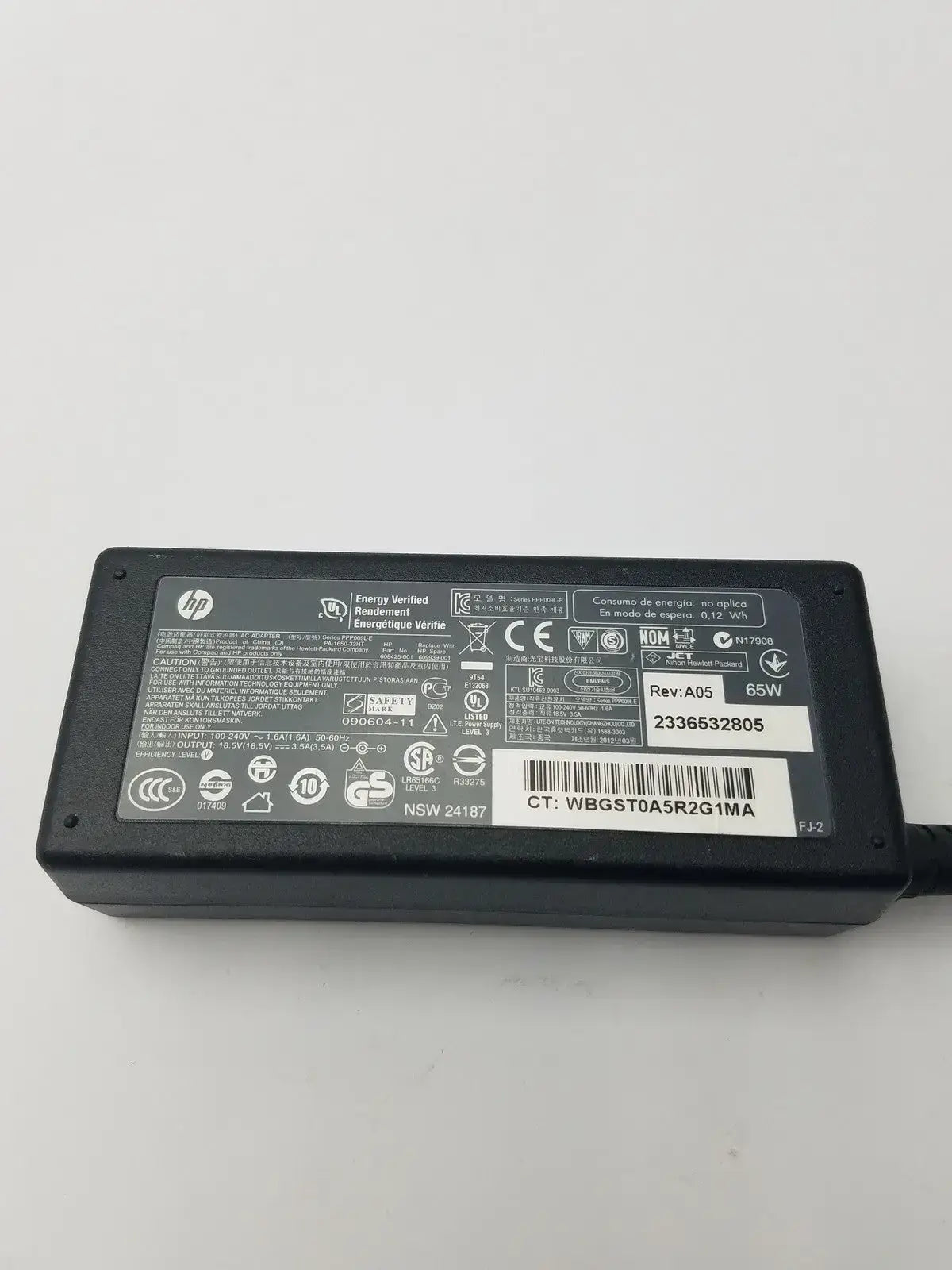 Hp AC Adapter for Laptops WBGST0A5R2G1MA