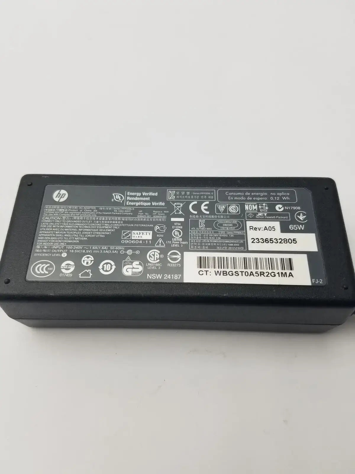 Hp AC Adapter for Laptops WBGST0A5R2G1MA