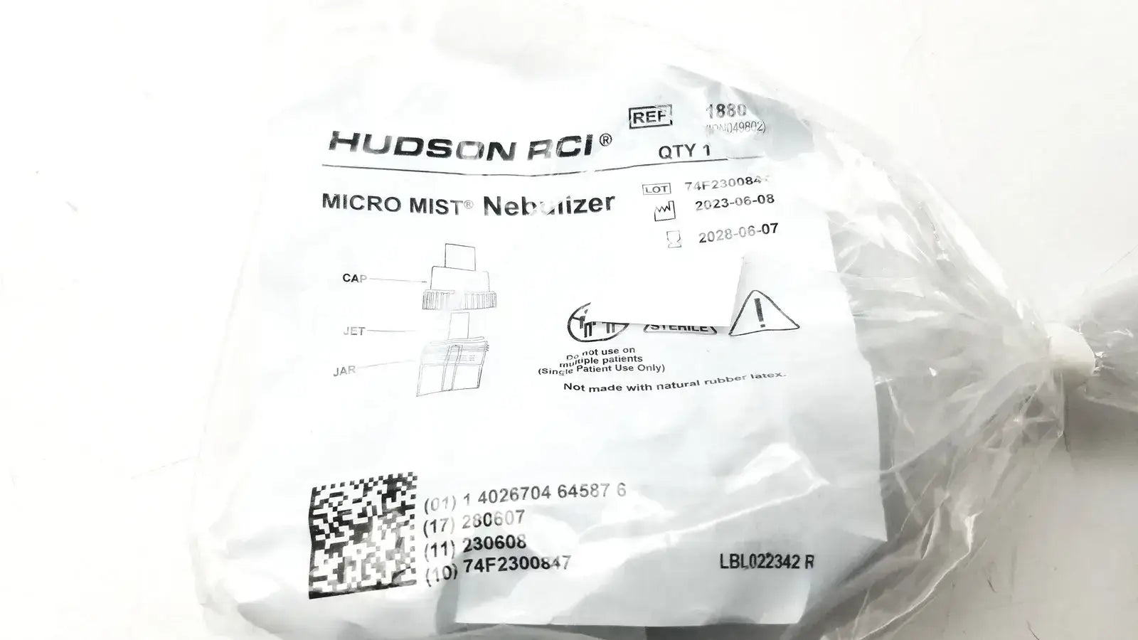 Hudson RCI 1880 Micro Mist Nebuliizer Lot Of 5 - Nebulizer