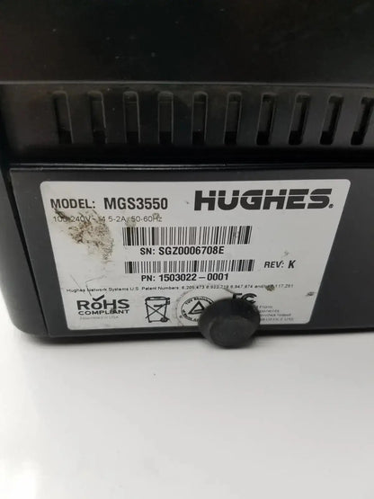 Black Hughes network model mgs3550 unit with matte finish and ventilation slots from hospital surplus stock