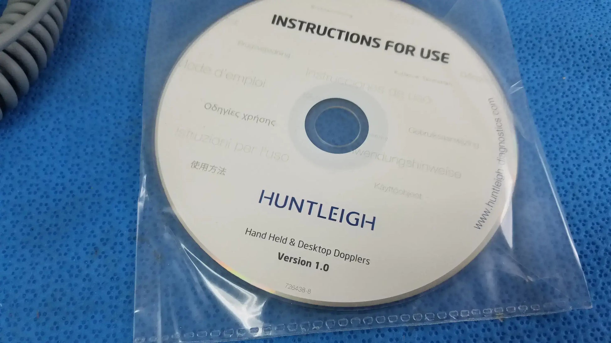 Huntleigh Dopplex SD2 Prenatal Heart Rate Monitor With Accessories and Bag