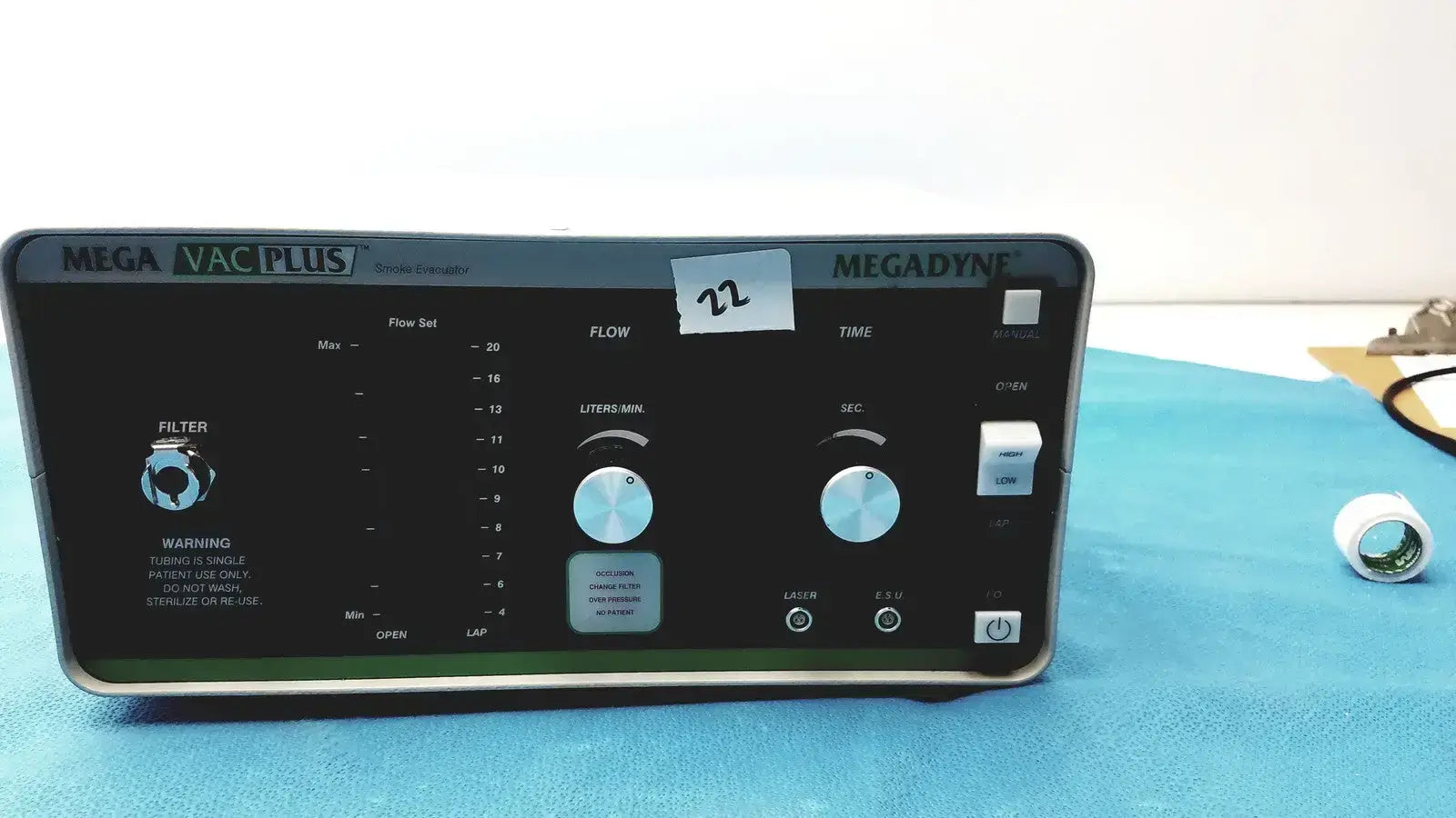 I.C Medical MegaDyne MegaVac Plus Smoke Evacuator with Charcoal Filter Unit