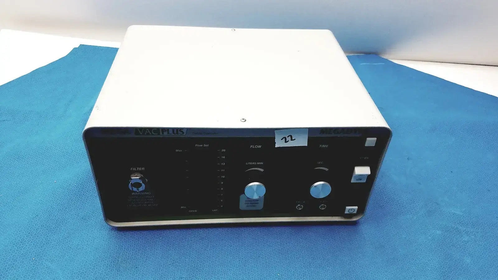 I.C Medical MegaDyne MegaVac Plus Smoke Evacuator with Charcoal Filter Unit