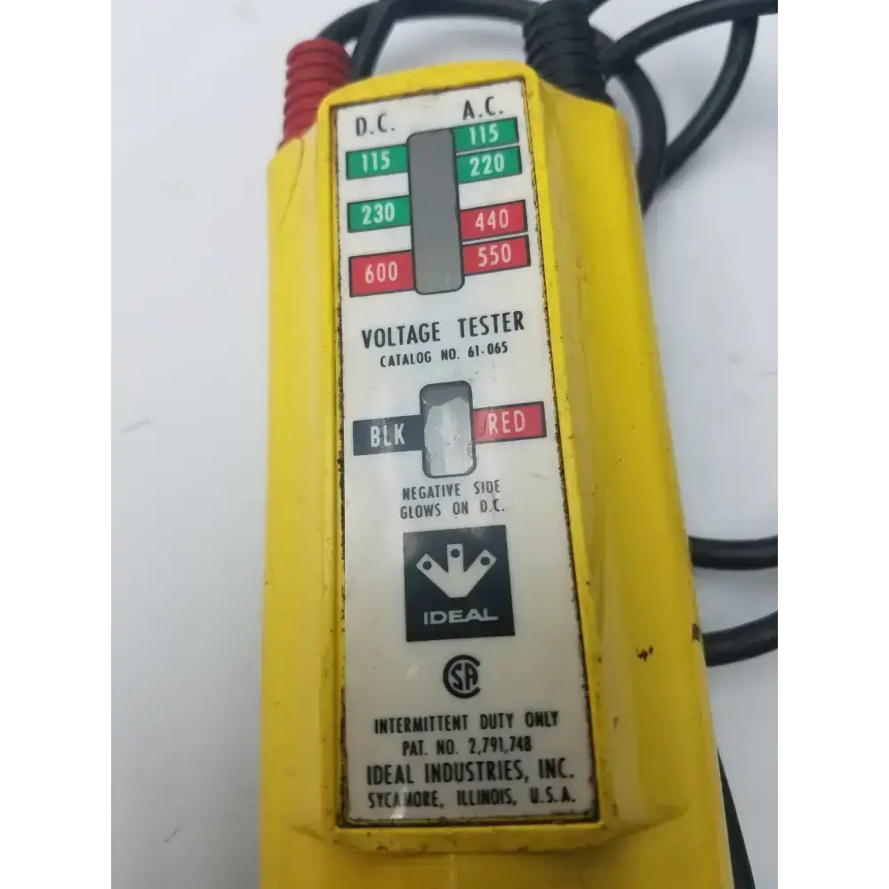 Ideal 600V AC/DC Voltage Tester Model 61-065