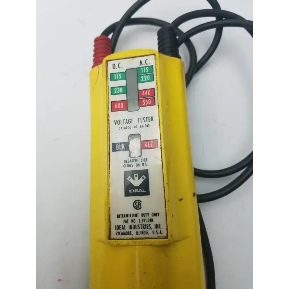 Ideal 600V AC/DC Voltage Tester Model 61-065