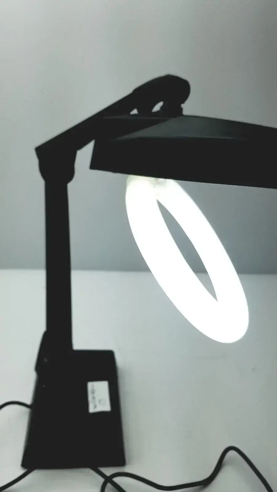 Illuminated Desk Base Bubble Table Lamp in Working Condition