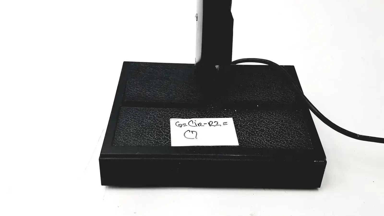 Illuminated Desk Base Bubble Table Lamp in Working Condition