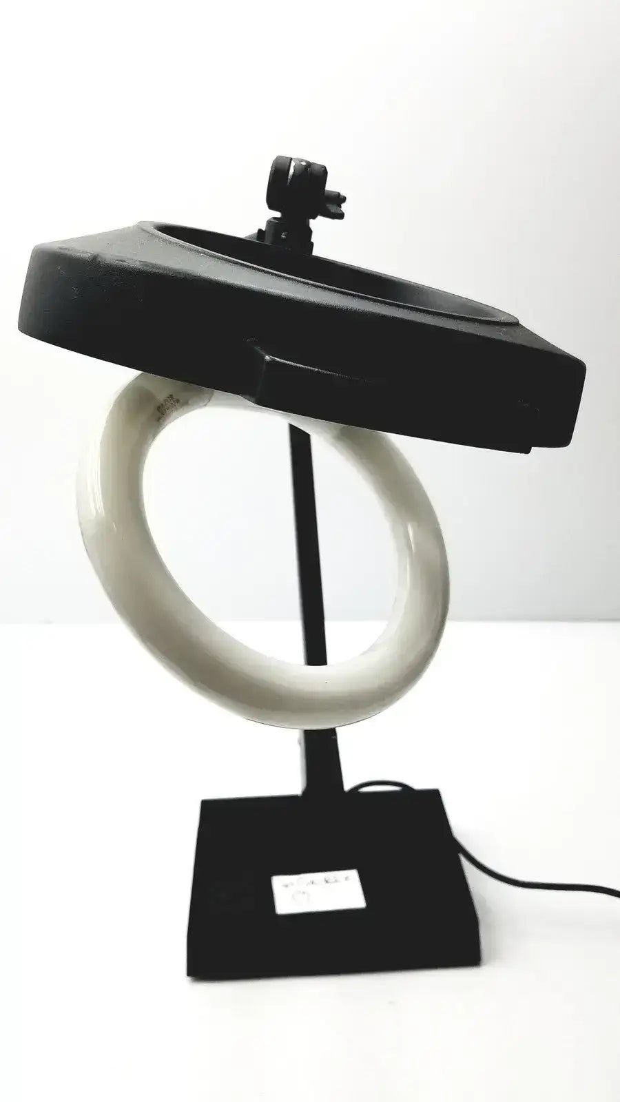 Illuminated Desk Base Bubble Table Lamp in Working Condition