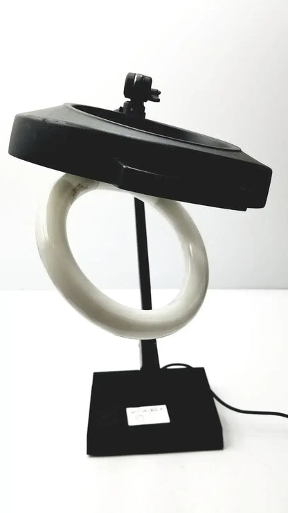 Illuminated Desk Base Bubble Table Lamp in Working Condition