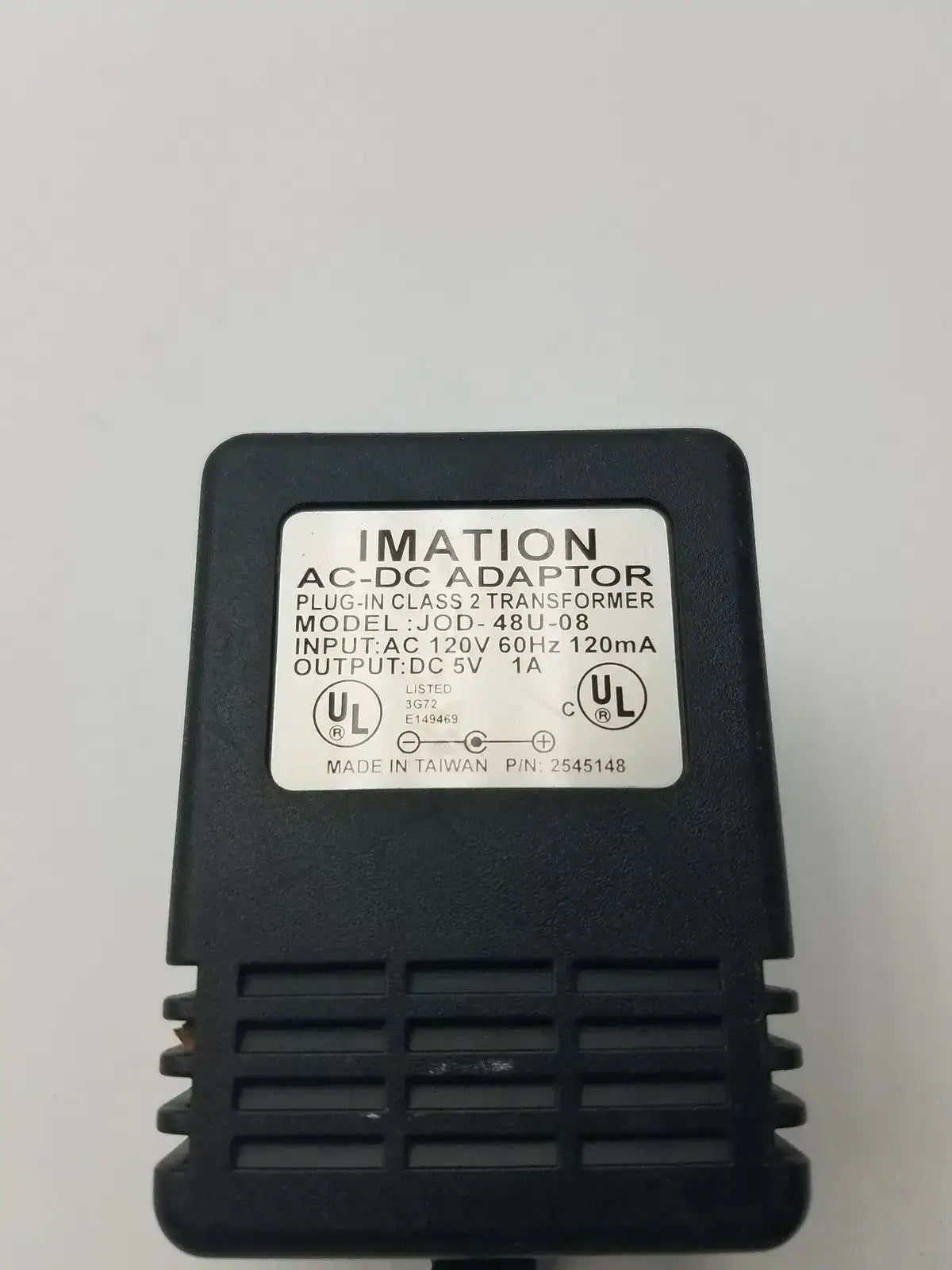 Imation 5V 1A AC-DC Adaptor Model JOD-48U-08 - Power Adapter