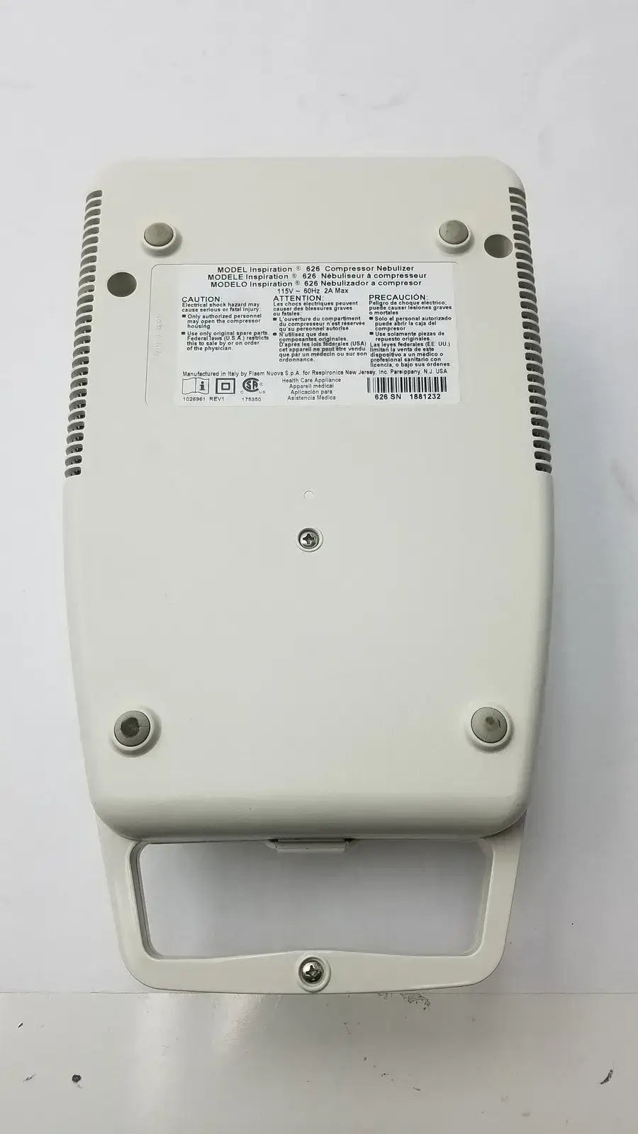 Inspiiration 626 Comprresor - Compressor Part