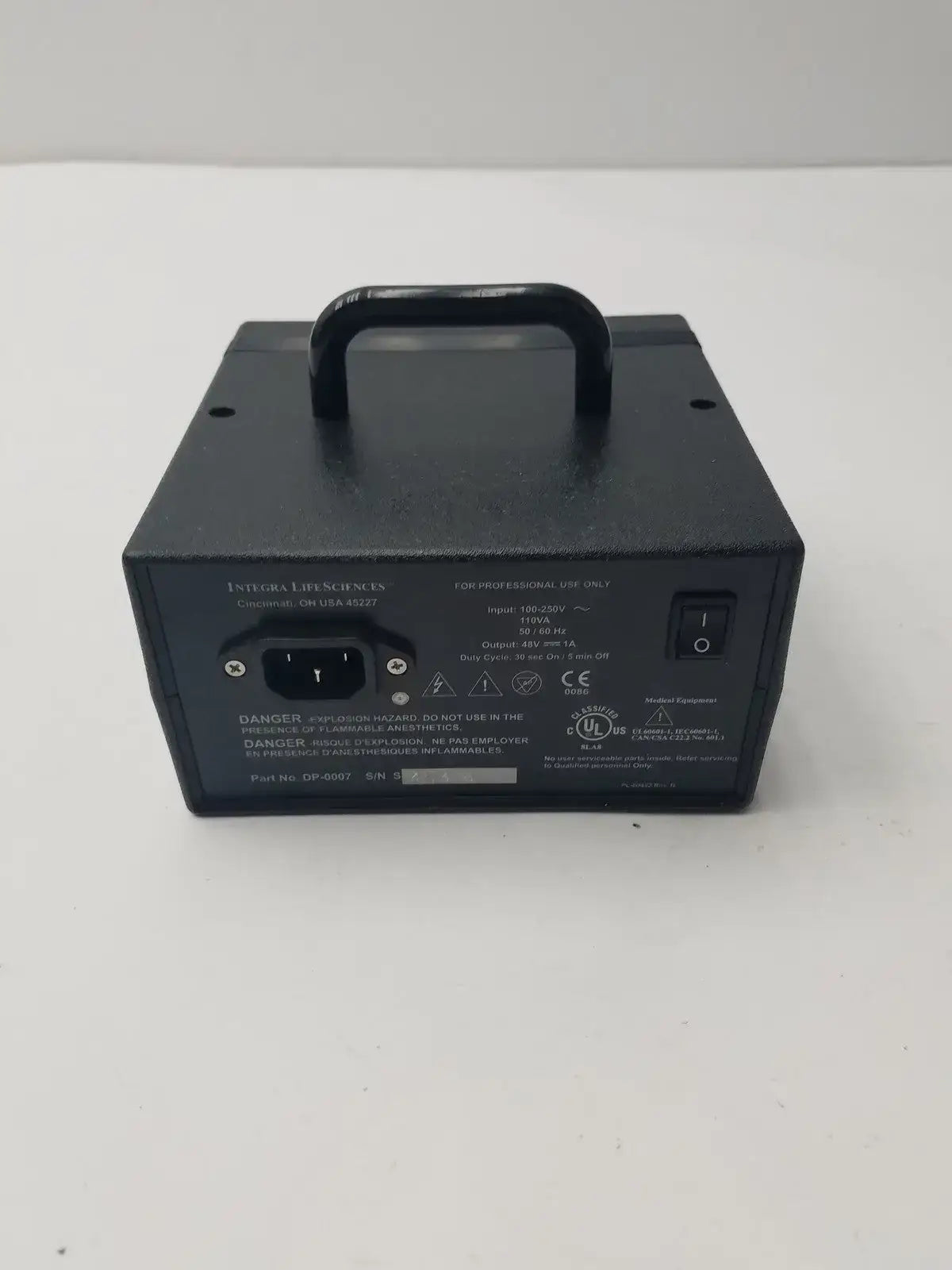 Integra Padgett Model S Electric Dermatome Power Supply