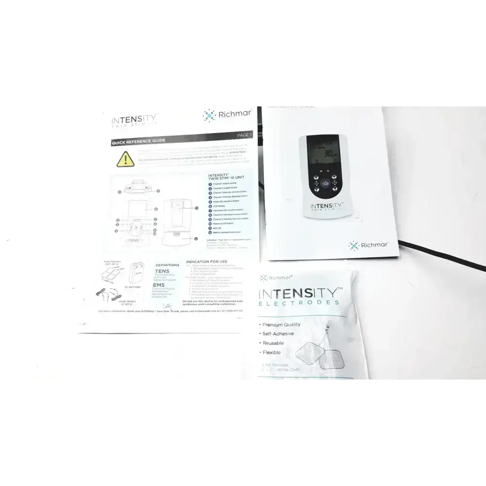 Intensity Twin Stim III TENS Unit With Extras