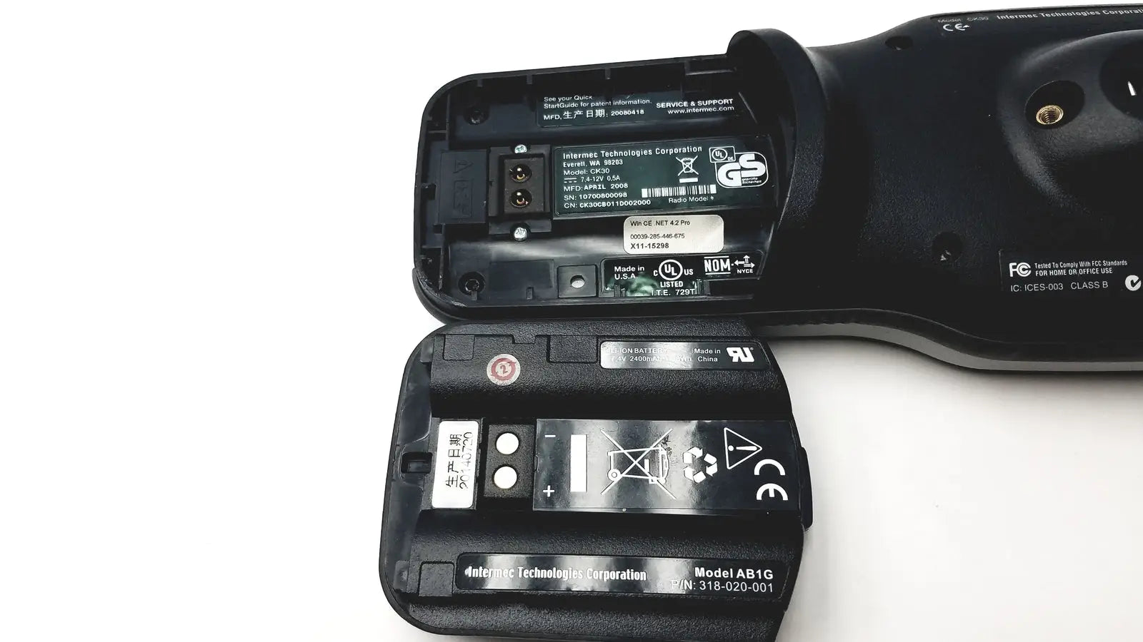 Intermec CK30 Silver Wireless Handheld Bluetooth Imager Laser With Battery - Mobile Computer