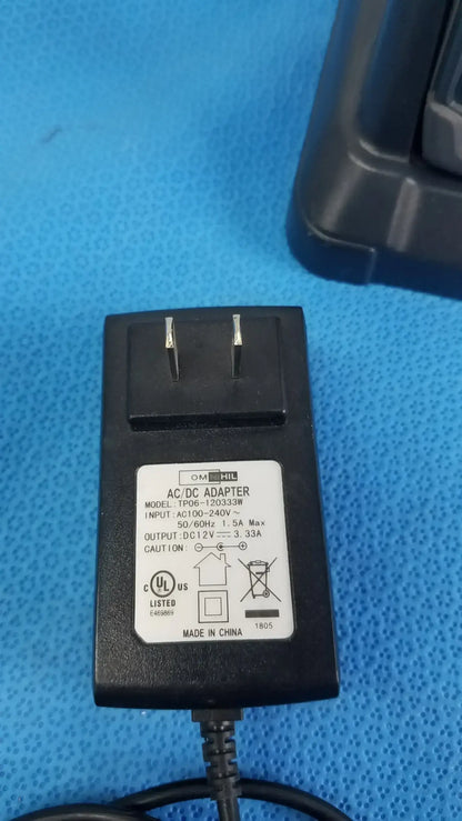 Intermec CK3X Wireless Barcode Scanner With AD20 Charging Base and Omnihil AC/DC Adapter - Handheld