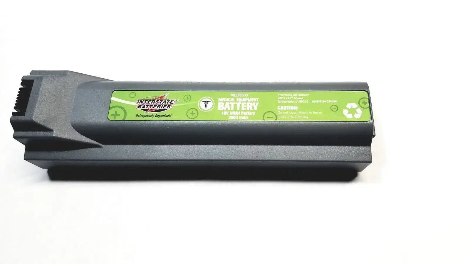 Interstate Batteries MED3500 18V NIMH Rechargeable Battery 3500 mAh - Medical Equipment