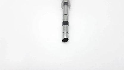 Intuitive Surgical 400263-01 da Vinci silver metallic 8.5mm cannula with black rubber bands for reuse medical equipment